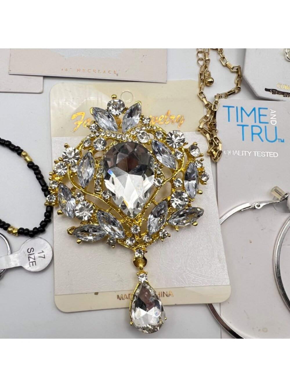 NWT Mixed Jewelry Lot Earrings Necklaces Bracelet Ring Sugarfix Lauren Conrad - Picture 9 of 16